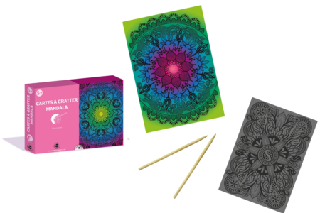 coffret carte à gratter - Coffret Coloriage et Dessin – 10doigts.fr