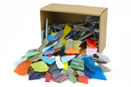 Coffret de 550 mosaïques en verre poli,  - Mosaïques en verre – 10doigts.fr