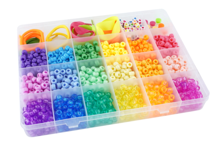 coffret de perles enfants - Perles Plastique – 10doigts.fr
