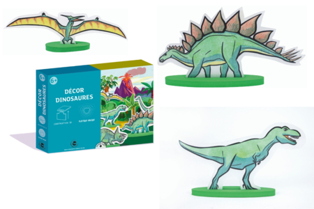 coffret Dinosaures et plastique magique - Coffret de Construction en 3D – 10doigts.fr