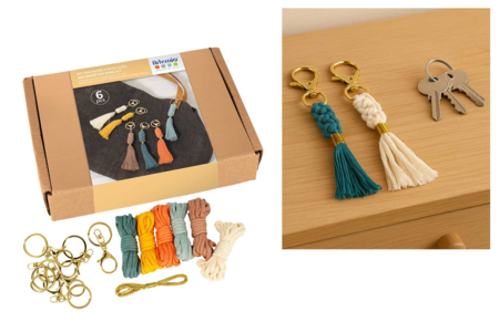 coffret macramé porte-clés - Porte-clés – 10doigts.fr