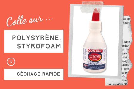 collage styroforme - Colles spécifiques – 10doigts.fr