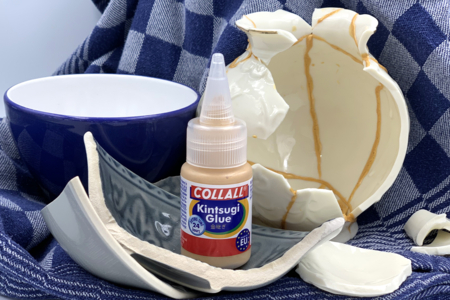 colle kintsugi dorée - Colles spécifiques – 10doigts.fr