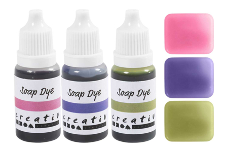 Colorants pour savon - 3 couleurs secondaires  - Colorants et senteurs – 10doigts.fr