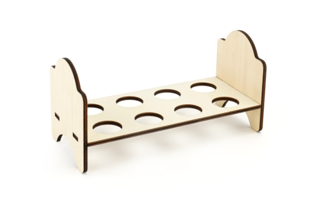 Coquetier Bois Paques - Supports de Pâques à décorer – 10doigts.fr