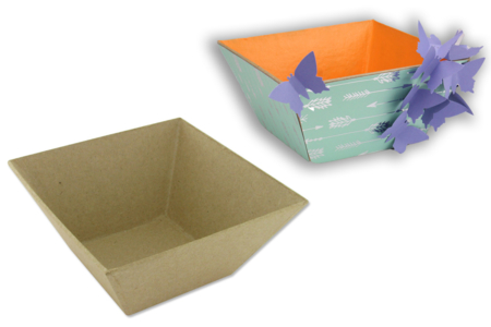 corbeille - Plateaux en carton – 10doigts.fr