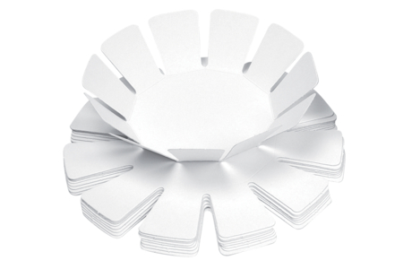 corbeille en carton à décorer - Paille et Raphia – 10doigts.fr