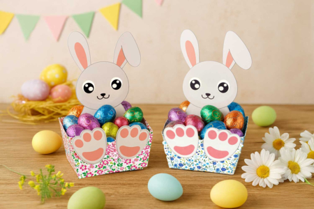 CORBEILLEs lapins paques - Paniers de Pâques – 10doigts.fr