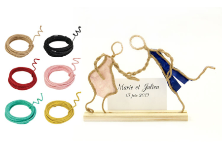 corde jute colorée - Corde naturelle – 10doigts.fr