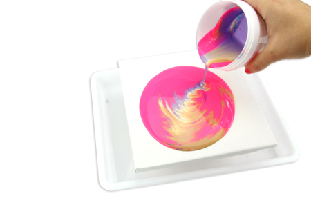 coulée pouring medium - Peinture marbling – 10doigts.fr