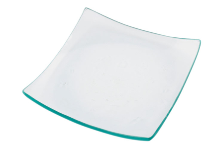 coupelle en verre carrée - Supports en Verre – 10doigts.fr