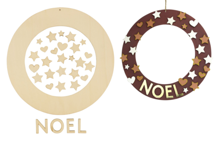 couronne de noel - Couronnes de Noël – 10doigts.fr