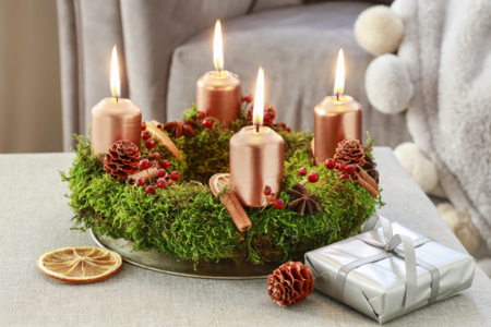 couronne de table - Je fais un calendrier de l'avent – 10doigts.fr