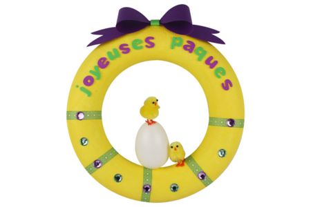 Couronne en polystyrène 22 cm - Formes à décorer - Polystyrène – 10doigts.fr