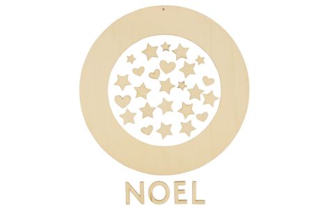 couronne mot noel - Couronnes de Noël – 10doigts.fr