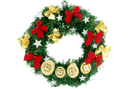 couronne noel et bois - Décors nature – 10doigts.fr