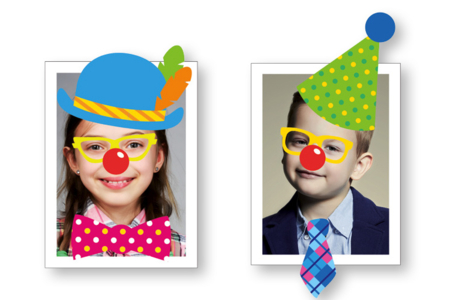 Crazy Clown Stickers  - Stickers fantaisies : personnalisez toutes vos créations – 10doigts.fr