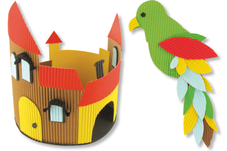 créations en carton ondulé - Carton ondulé – 10doigts.fr