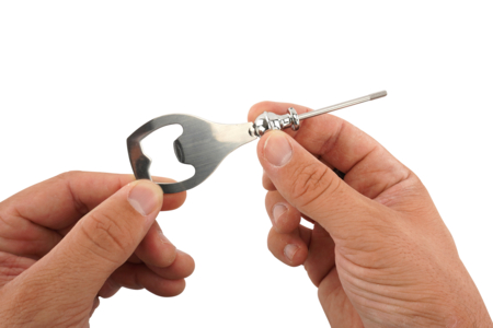 Décapsuleur en métal à personnaliser à monter  - Supports en Métal – 10doigts.fr