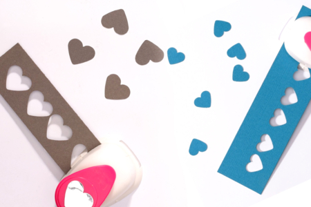 découpes forme coeur  - Perforatrices fantaisies – 10doigts.fr
