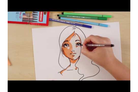 dessin stabilo feutres  - Feutres pointes moyennes – 10doigts.fr