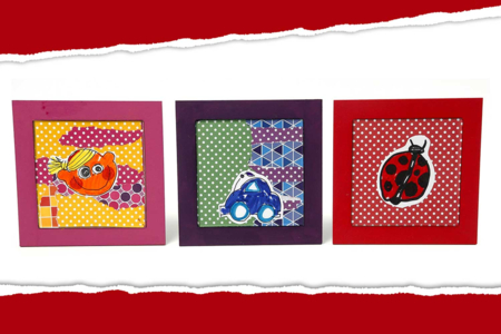 Papiers motifs géométriques, A4 - 20 feuilles  - Papiers à motifs – 10doigts.fr