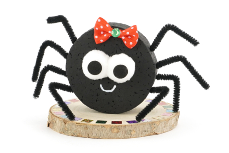 DIY araignée enfants halloween - Activités manuelles Halloween – 10doigts.fr