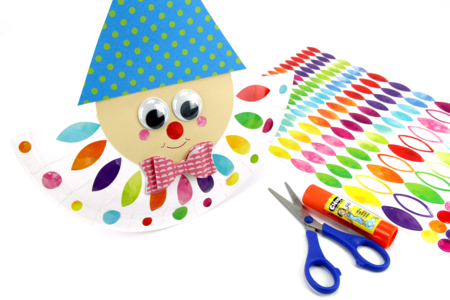 DIY carnaval enfants arlequin - Activités manuelles Carnaval, Mardi gras – 10doigts.fr