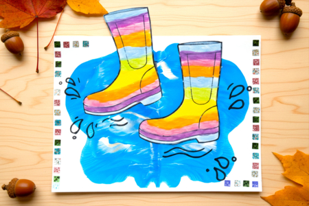 diy enfant activité peinture automne - Activités manuelles Automne – 10doigts.fr