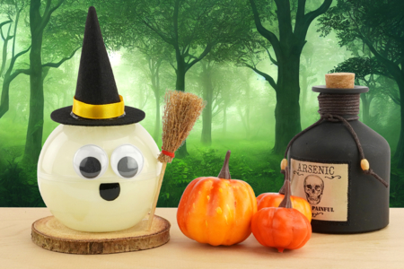 Mini balais de sorcière - 6 pièces - Accessoires créatifs Halloween – 10doigts.fr
