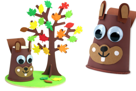 Écureuil de l'automne - Boîtes et supports à bijoux – 10doigts.fr