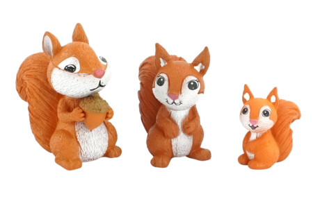 Ecureuil Resine Automne - Univers Miniature : maison de poupée et miniatures – 10doigts.fr