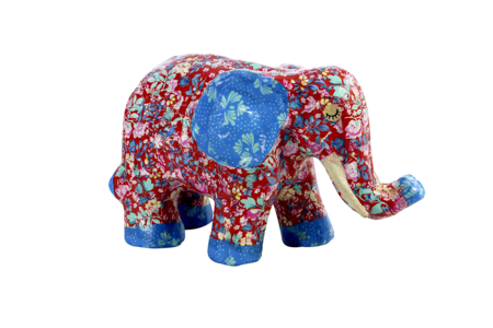 éléphant decopatch rouge - Papiers Décopatch – 10doigts.fr