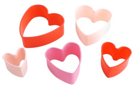 emporte-pièces coeur en plastique. - Emporte-pièces créatifs pour enfants – 10doigts.fr