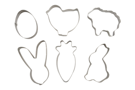 Emporte pièces Pâques en métal - Emporte-pièces créatifs pour enfants – 10doigts.fr