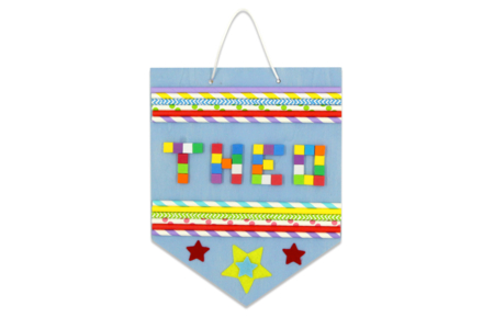 fanion theo - Plaque de porte – 10doigts.fr