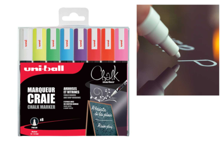 feutres craie posca - Craies, tableaux, ardoises – 10doigts.fr