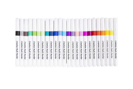 Feutres multi supports - 24 couleurs ultra opaques - Marqueurs peinture – 10doigts.fr