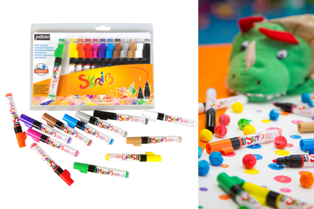 feutres skrib pébéo - Marqueur gouache – 10doigts.fr