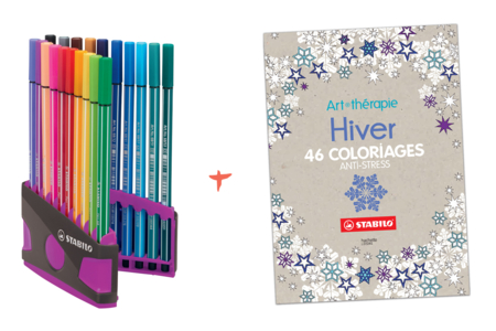 Feutres Stabilo Pen 68 + coloriage - Calligraphie, Ecriture – 10doigts.fr