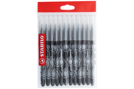 Feutres STABILO POWER noir - Feutres pointes moyennes – 10doigts.fr
