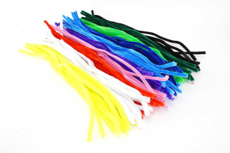 fils chenilles assortis diamètre - Chenilles, cure-pipe – 10doigts.fr