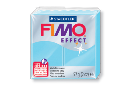 Fimo Effect 57gr - bleu pastel - N° 305 - Pâtes Fimo Effect – 10doigts.fr