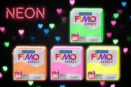 fimo effect neon - Pâtes Fimo Effect : donnez une dimension magique à vos modelages – 10doigts.fr