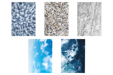 fleuilles papier imprimé ciel - Papiers Format A4 – 10doigts.fr