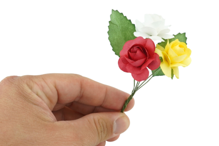 fleurs réalistes en papier - Fleurs, Végétaux – 10doigts.fr