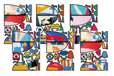 Formes art abstrait - Une année créative : 365 activités créatives à réaliser – 10doigts.fr