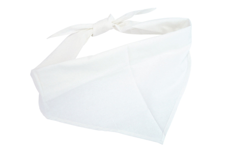 Foulard en coton blanc - Coton, lin - Textiles – 10doigts.fr