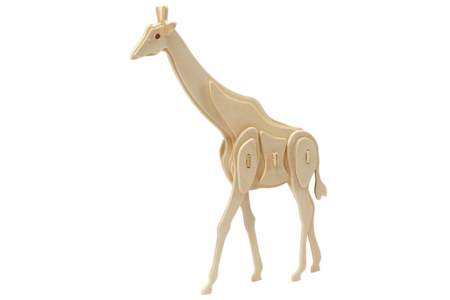 girafe en boi sà assembler - Maquettes en bois – 10doigts.fr