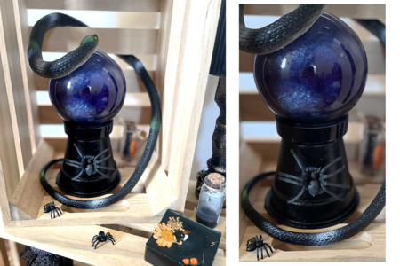 globe transparent voyante - Boule à neige, Cloche – 10doigts.fr